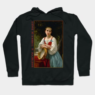 The Bohemian Drummer by Bouguereau Hoodie